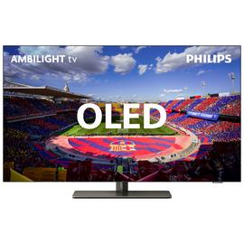 Philips Ambilight 55In OLED808 Smart 4K HDR LED Freeview TV