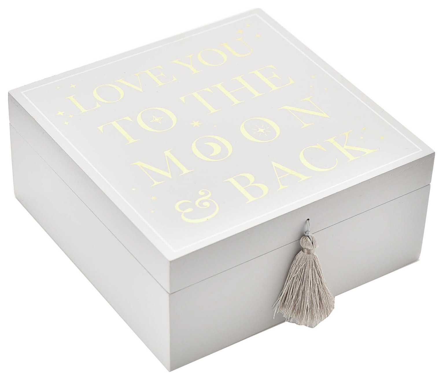 Bambino Moon & Back Wooden Keepsake Box