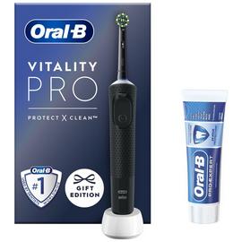 Oral-B Vitality Pro Electric Toothbrush & Toothpaste - Black