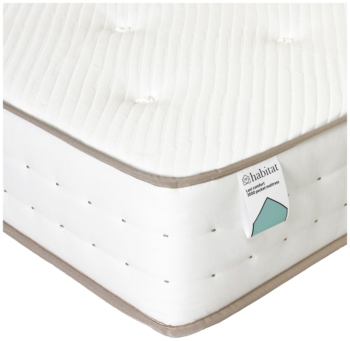 Habitat Lani Natural 3000 Pocket Comfort Mattress