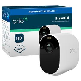 Arlo Essential 1080p HD Outdoor Security Camera 1 Pk - White