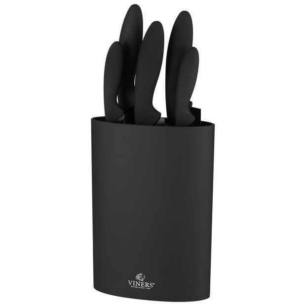 Viners 6 Piece Stainless Steel Knife Block Set