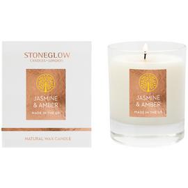 Stoneglow Candles Medium Boxed Candle - Jasmine & Amber