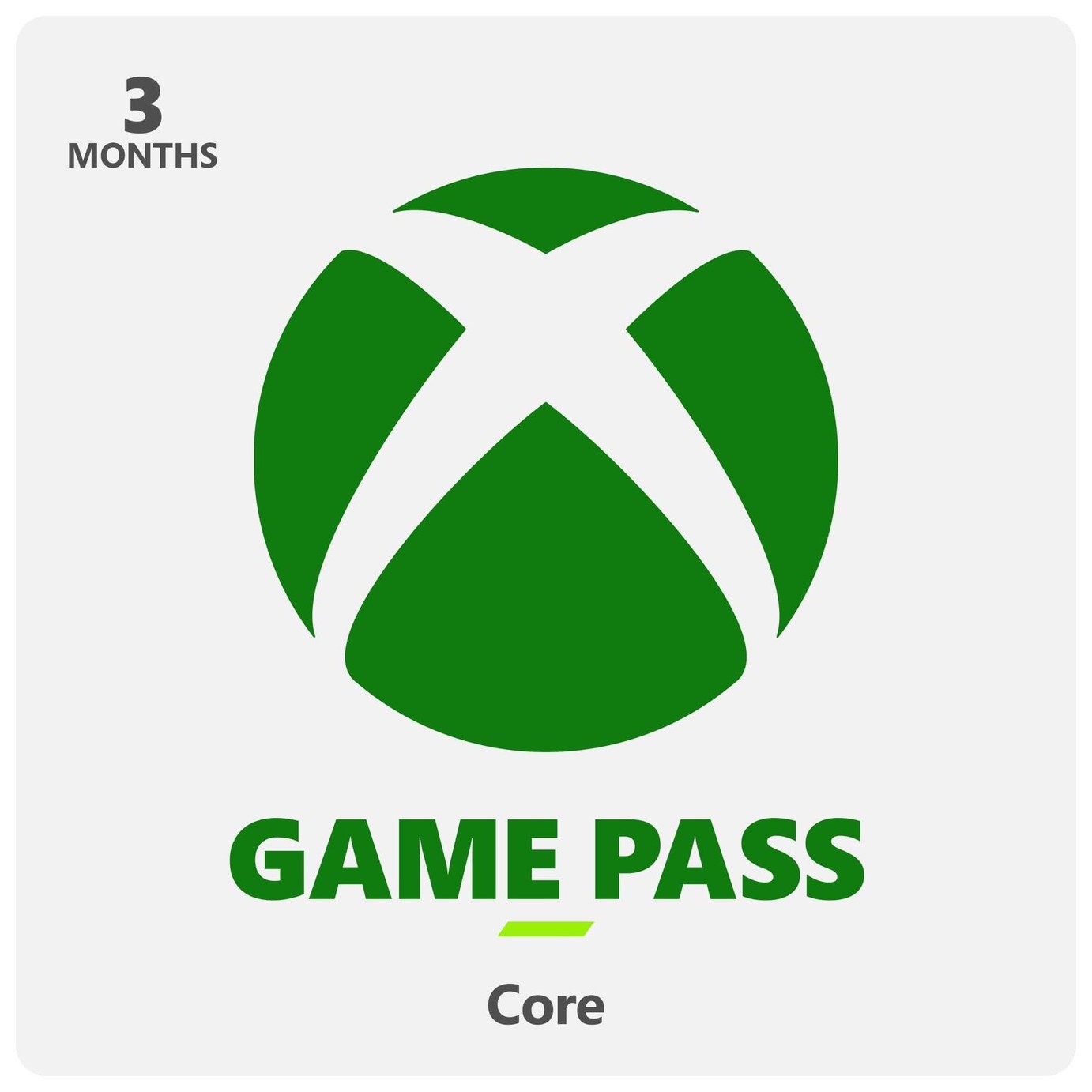 Xbox Game Pass Core 3 Months Digital Download