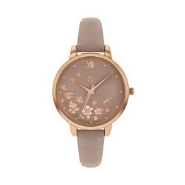 Buy Spirit Ladies Butterfly Dial Navy Strap Watch Womens watches