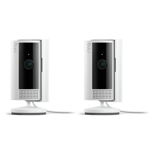 Ring Indoor Camera 2nd Gen - White Security Camera - 2 Pack