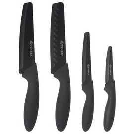 Viners 4 Piece Stainless Steel Knife Set - Black