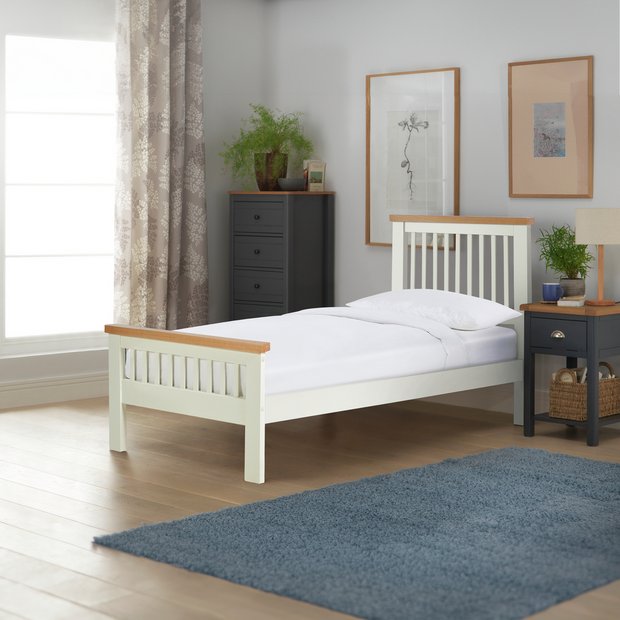 Buy Argos Home Aubrey Single Wooden Bed Frame Two Tone Bed frames Argos