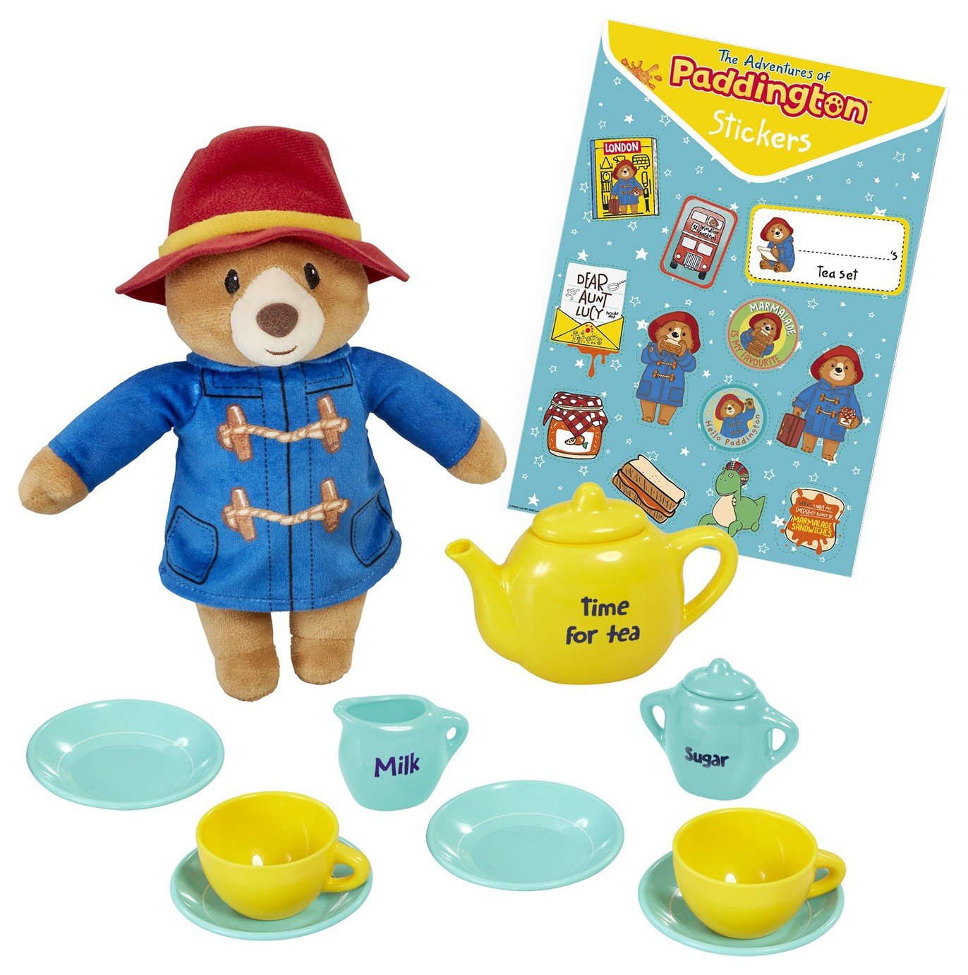 Paddington Soft Toy And Tea Set
