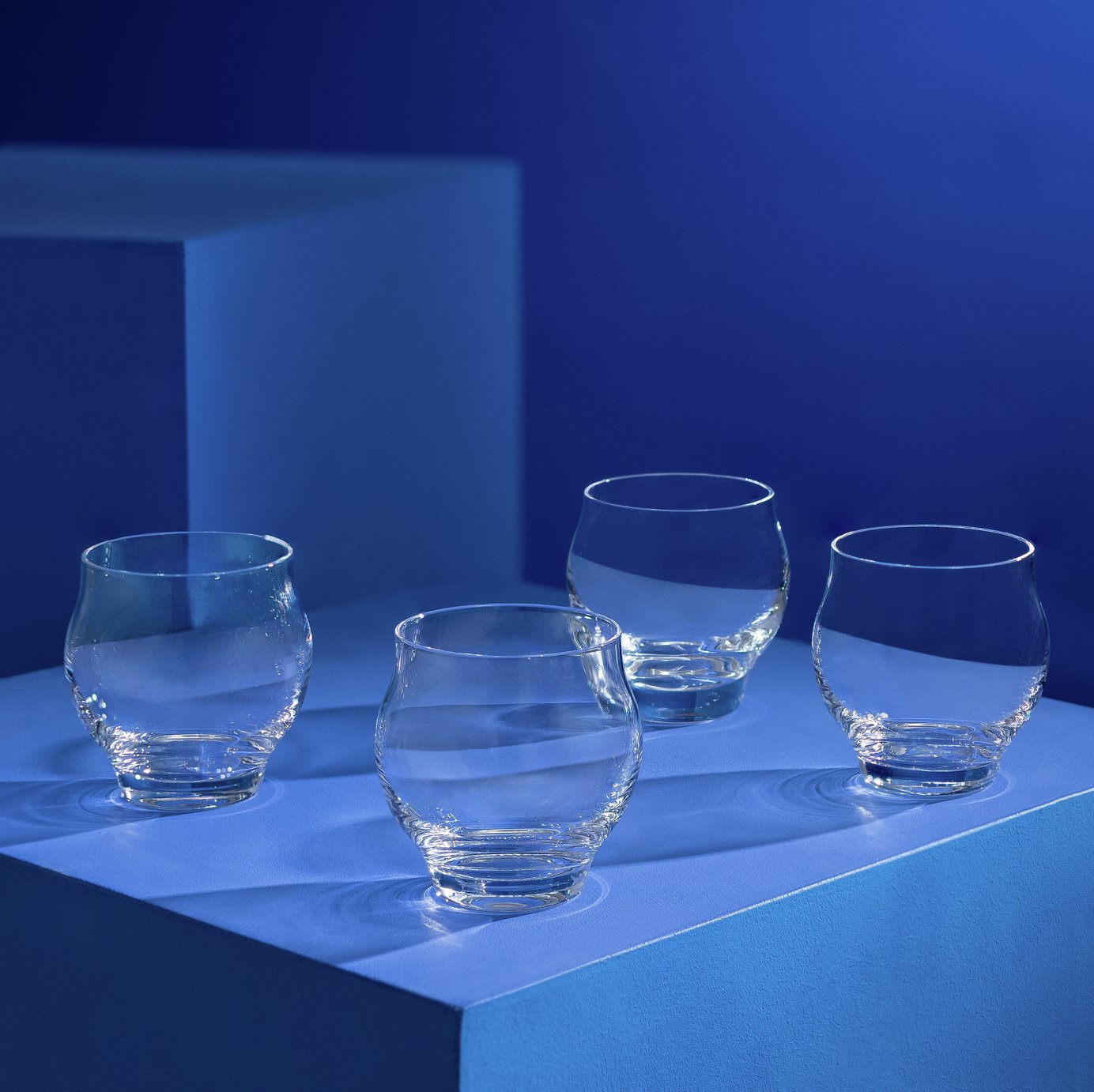Habitat 60 Bebop Set of 4 Tumbler Glasses by Tord Boontje