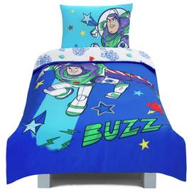 Disney Pixar Buzz Lightyear Blue Kids Bedding Set - Single