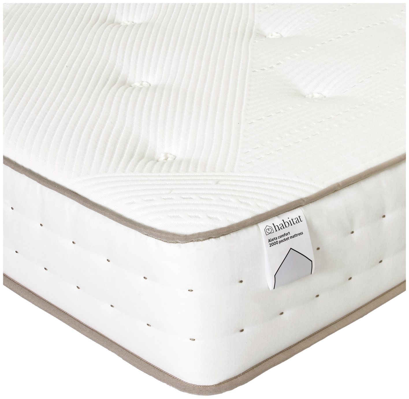 Habitat Aleta Natural 2000 Pocket Comfort Mattress