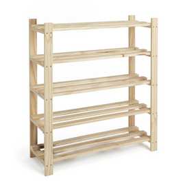 Argos Home Karee 5 Shelf Shoe Storage Rack - Pine
