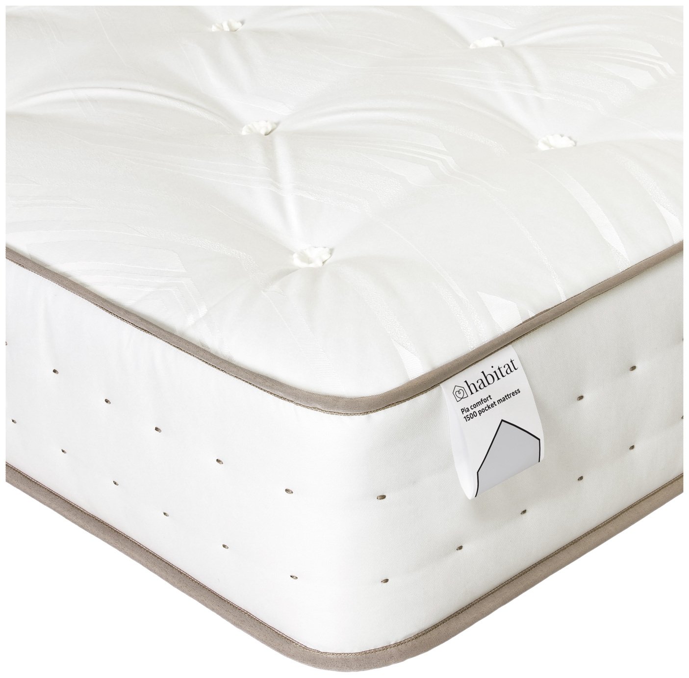 Habitat Pia Natural 1500 Pocket Comfort Mattress