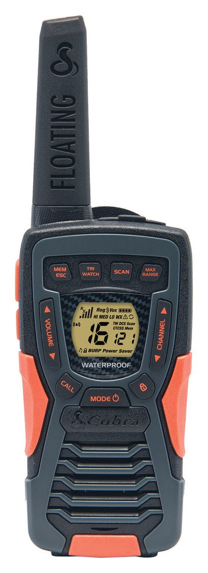 Cobra AM1055 Floating Two Way Walkie Talkie - 12km Range