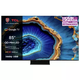 TCL 85 Inch 85C805K Mini-LED 4K Ultra HD HDR Smart TV