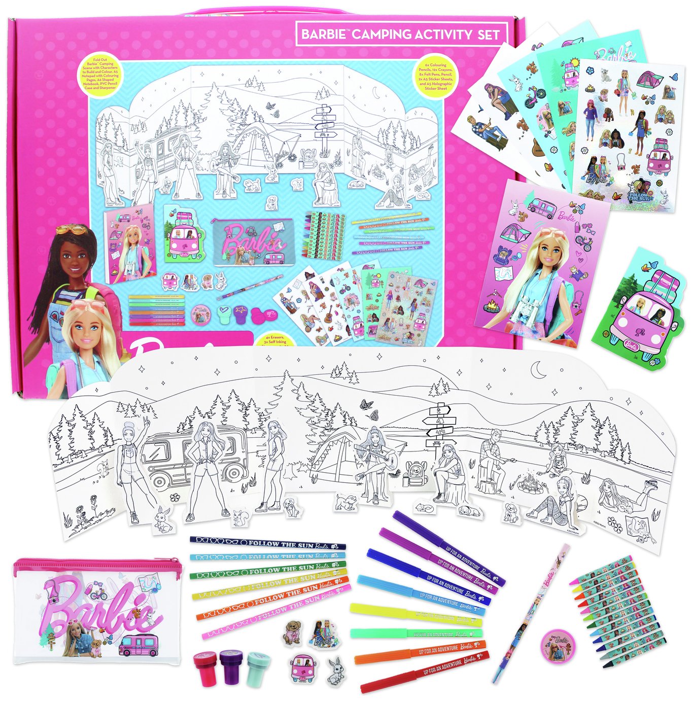 Barbie Activity Colouring Set
