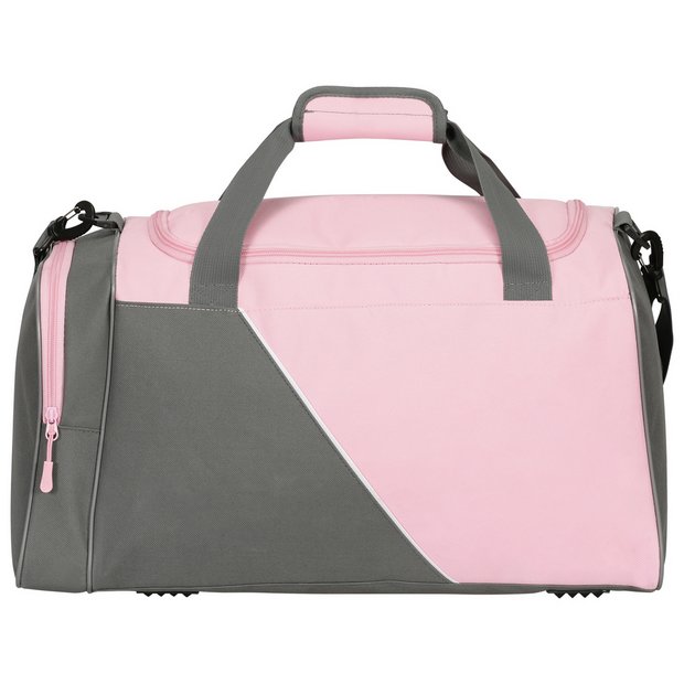 Buy Training Small Holdall Pink And Grey Holdalls Argos