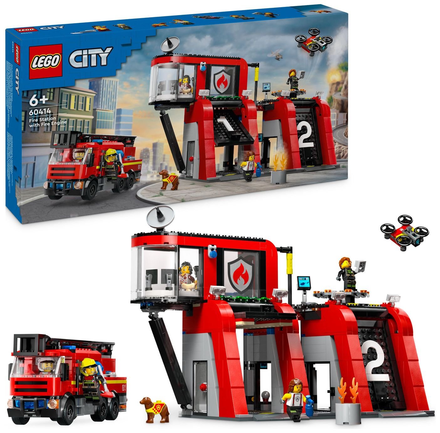Buy LEGO City Helicopter, Fire Engine Submarine Remix 60462