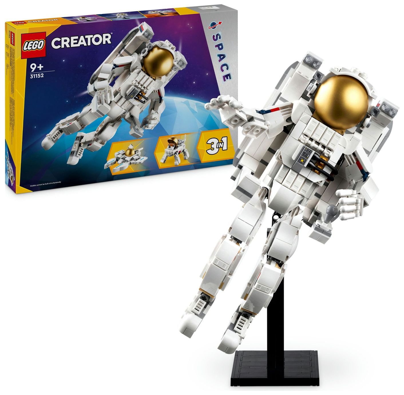 LEGO Creator 3in1 Space Astronaut Figure Toy with Dog 31152