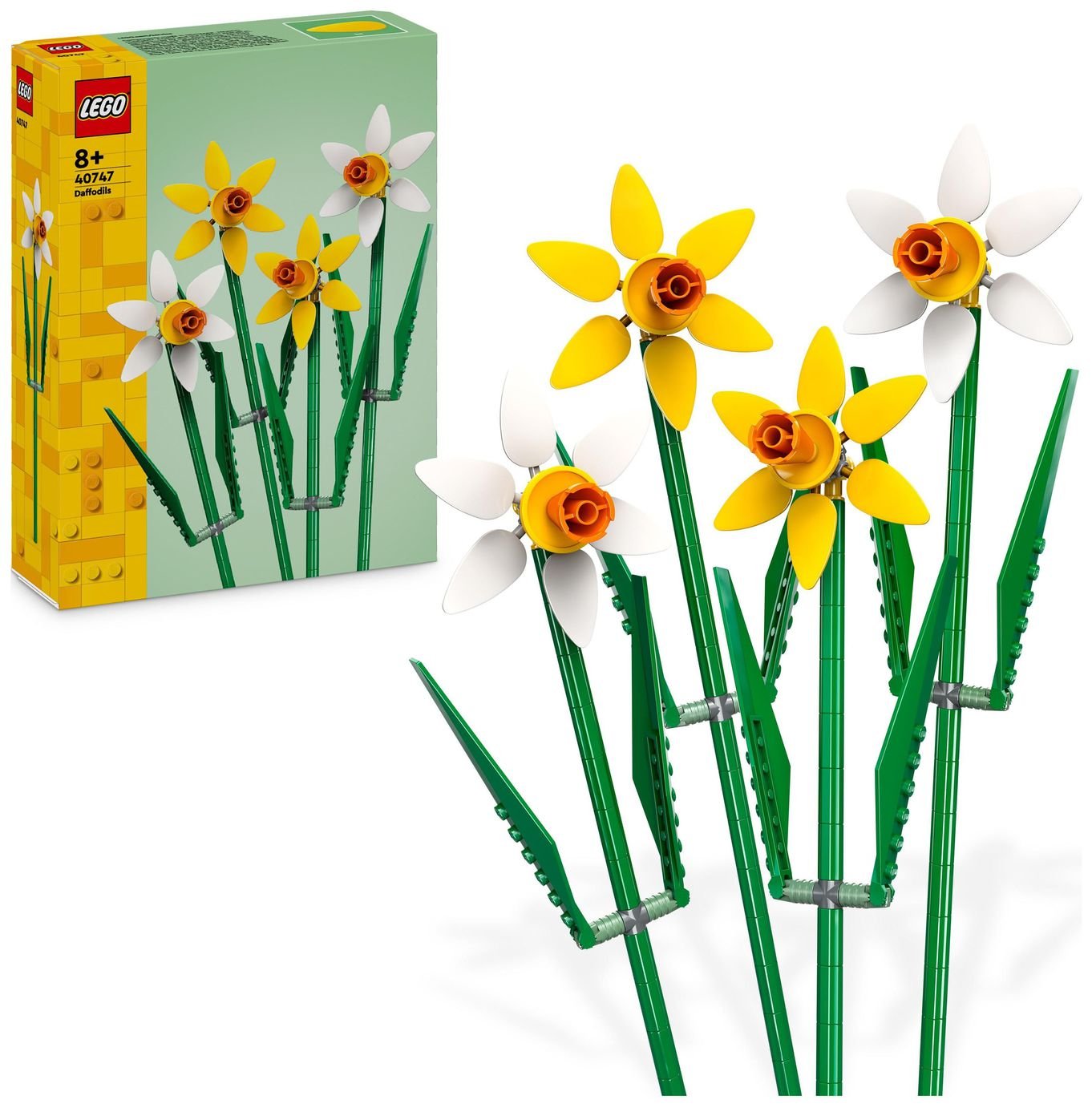 LEGO Creator Daffodils Artificial Fake Flowers Set 40747