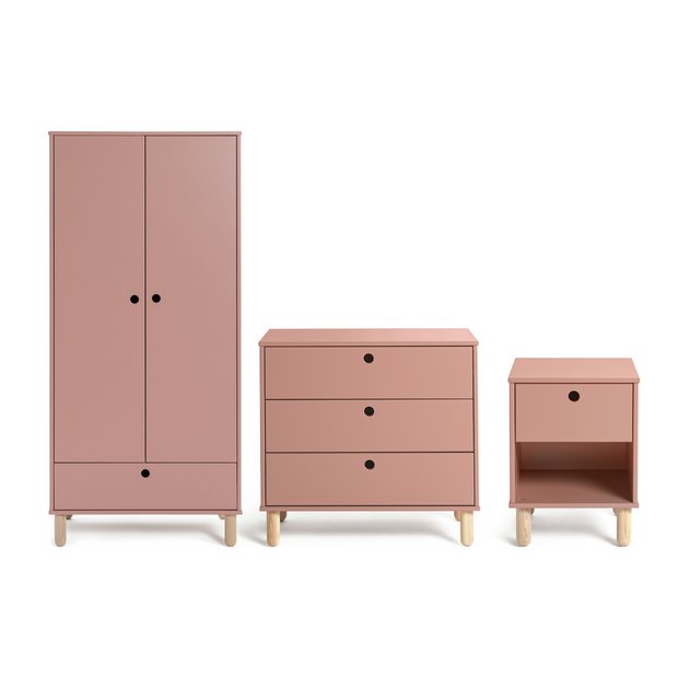 Pink chest of on sale drawers argos