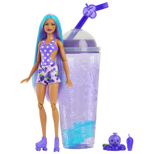 Buy Barbie Pop Reveal Fruit Grape Fizz Scented Doll Surprise