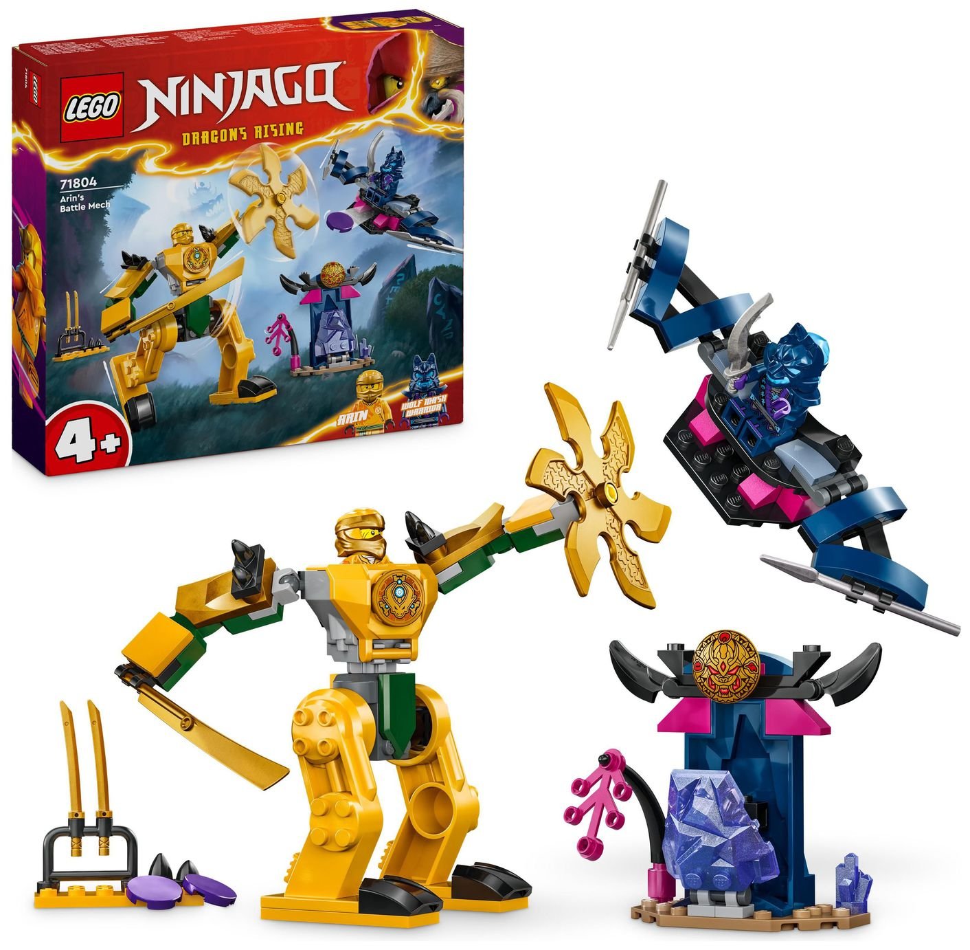 Buy LEGO NINJAGO Young Dragon Riyu Toy with Minifigures 71810