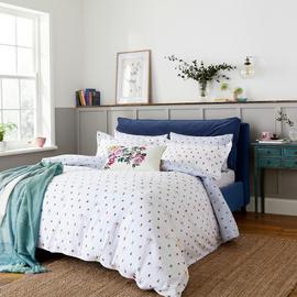Buy Joules Cotton Pheasant Floral White Bedding Set - Single, Duvet covers  and sets