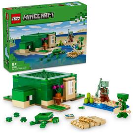 LEGO Minecraft The Turtle Beach House with Animal Toys 21254