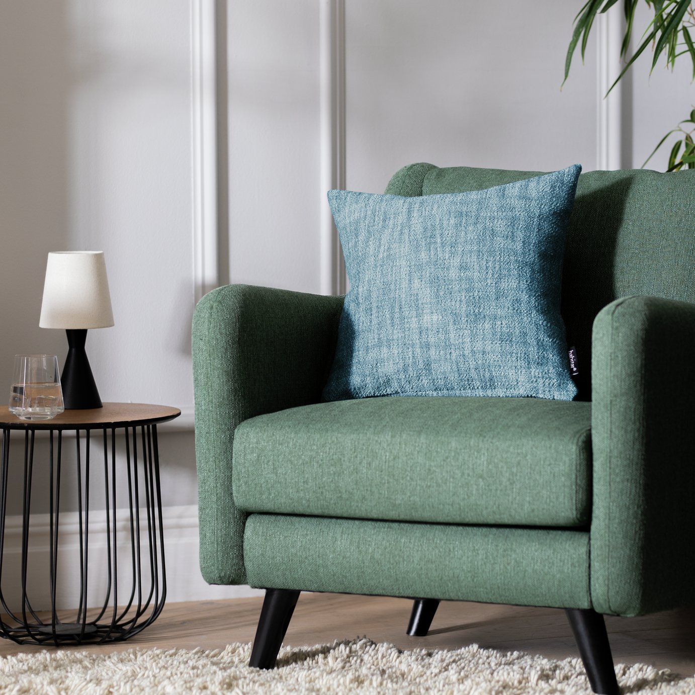 Habitat Woven Cushion - 43x43cm