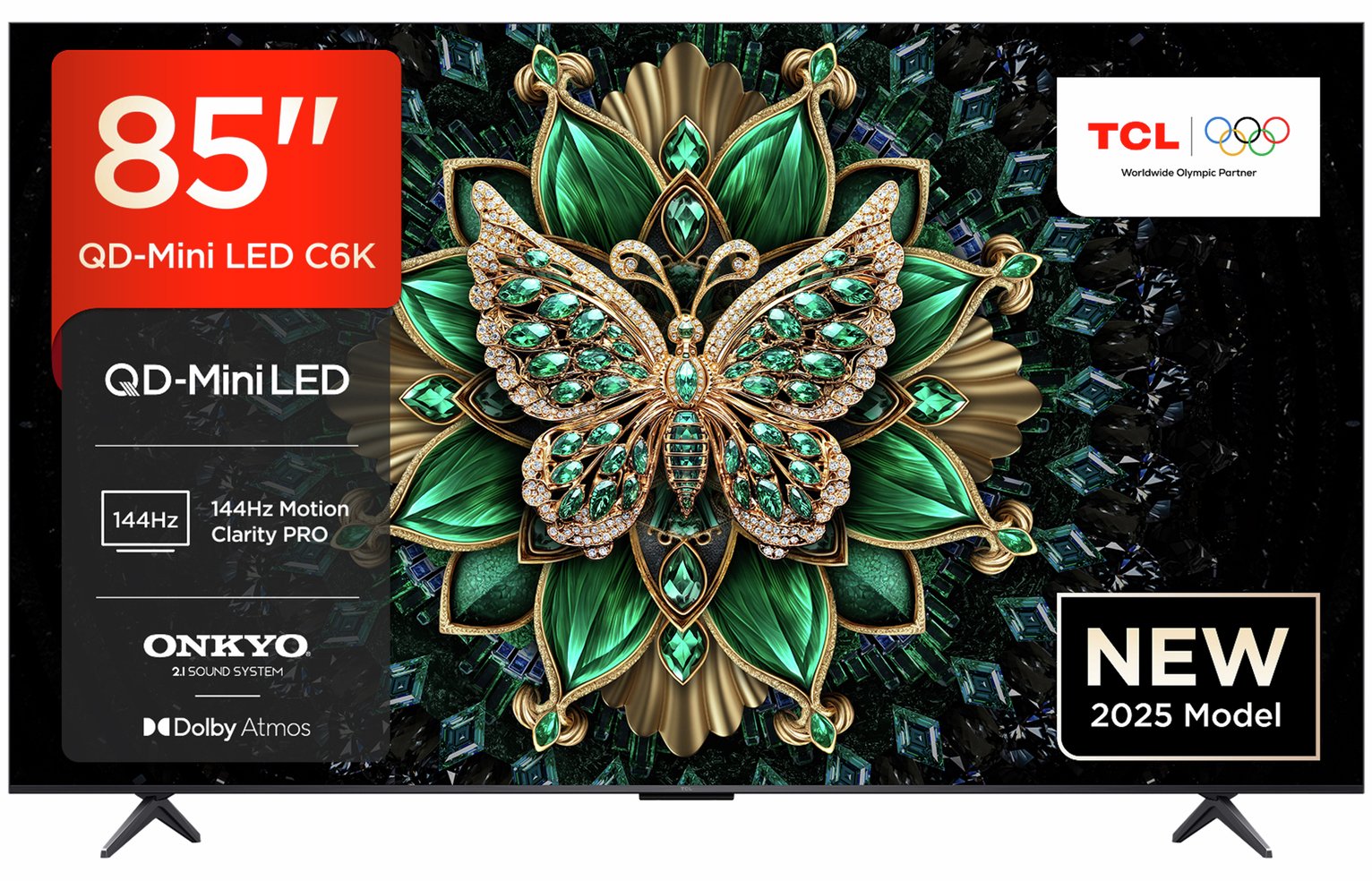 TCL 85 Inch 85C6K Smart 4K HDR QD Mini-Led Google TV