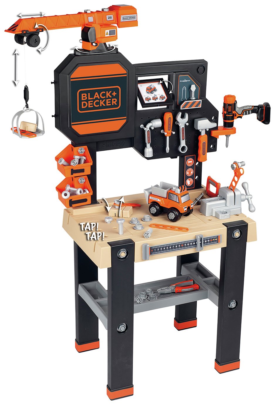 Smoby Black + Decker Builder Toy Workbench