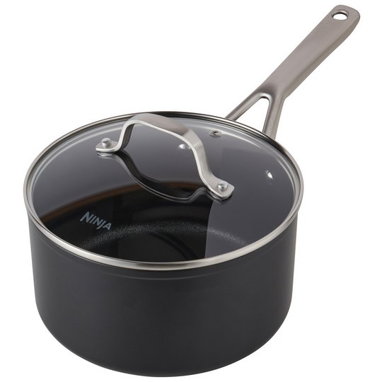 Ninja Zerostick Essentials 20cm Aluminium Saucepan With Lid