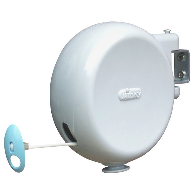 Buy Minky 15m Retractable Reel Outdoor Washing Line, Washing lines