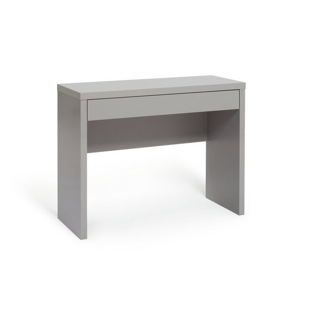 Grey dressing shop table argos