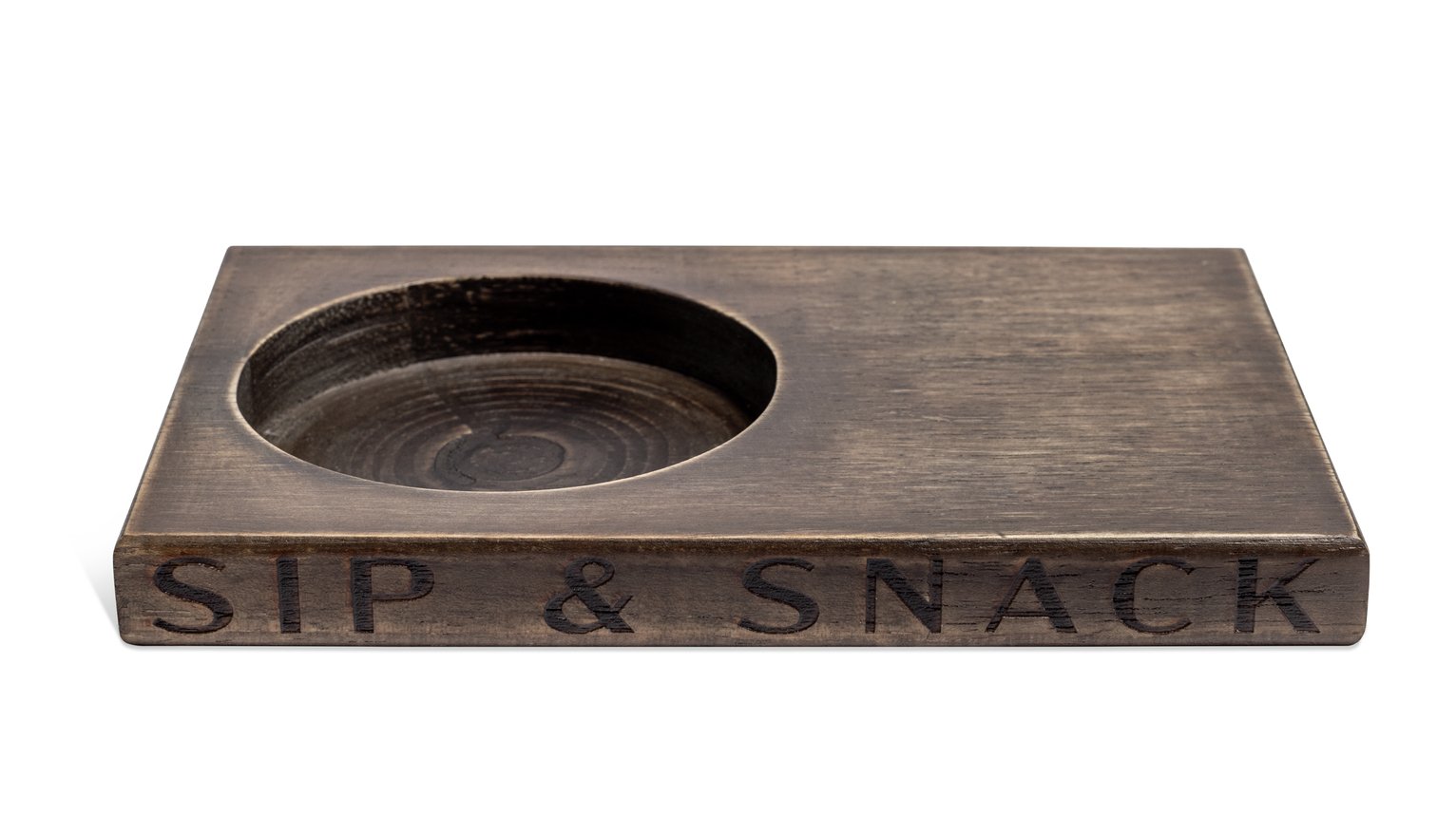  Home Wooden Sip And Snack Tray