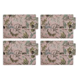 Habitat Winter Floral Set of 4 Placemats and Coasters