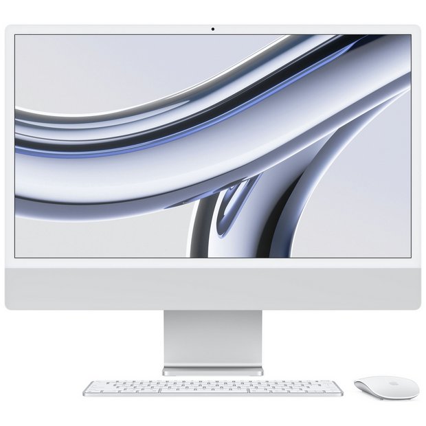 Buy Apple iMac 2023 24in 4.5K Retina Display M3 8GB 256GB Silver