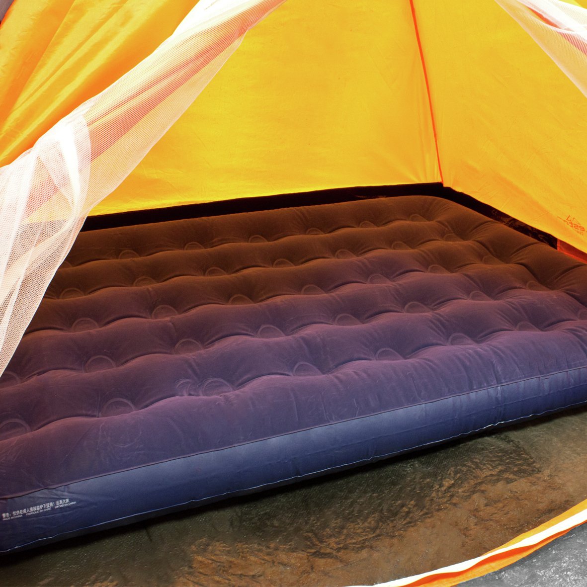 Milestone Benross Air bed Double Flocked Air mattress