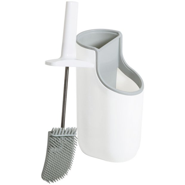 Buy Addis Premium Toilet Brush With Cleaner Compartment - White | Toilet brushes | Argos