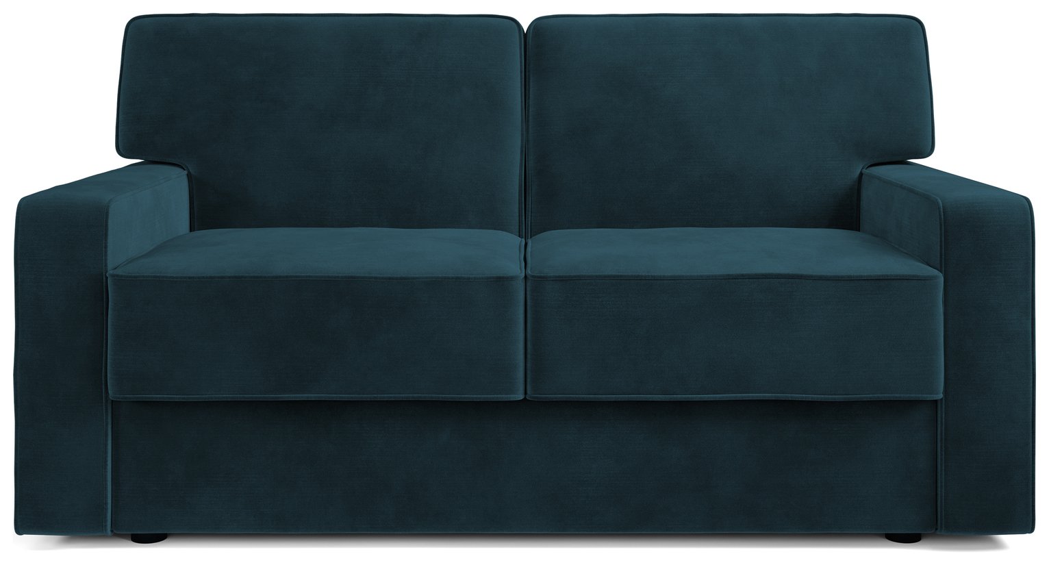 Jay-Be Linea Velvet 2 Seater Sofa Bed - Ink Blue