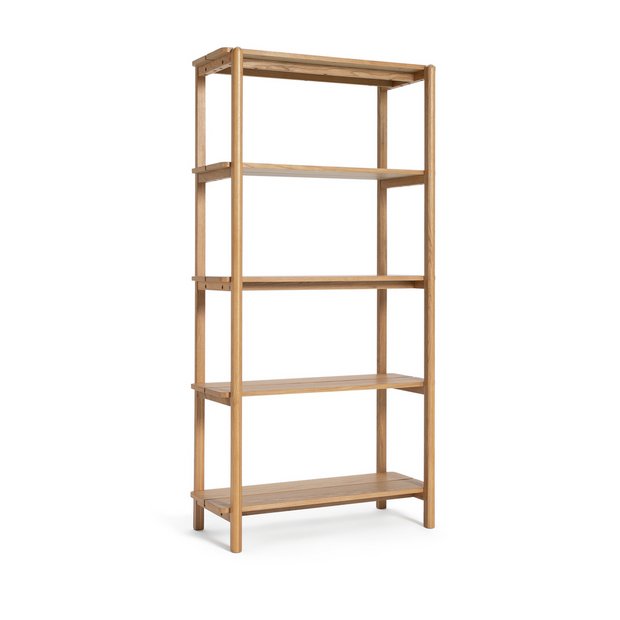 Buy Habitat Nel Deep Oak Veneer Bookcase Oak Bookcases and