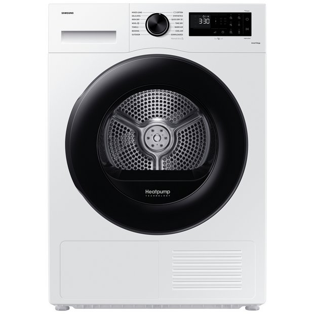 Buy Samsung DV90CGC0A0AEEU 9KG Heat Pump Tumble Dryer White Tumble dryers Argos