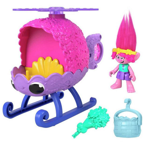  ​Polly Pocket & DreamWorks Trolls Compact Playset with Poppy &  Branch Dolls & 13 Accessories, Collectible Toy Inspired by Trolls Band  Together : Toys & Games