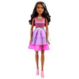 Large Barbie Doll with Black Hair - 74cm