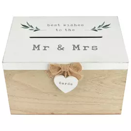 Love Story Best Wishes To The Mr & Mrs Card Box
