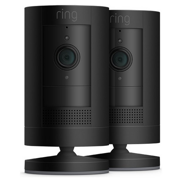 Buy Ring Stick Up Cam Battery CCTV - Black - 2 Pack | Smart 