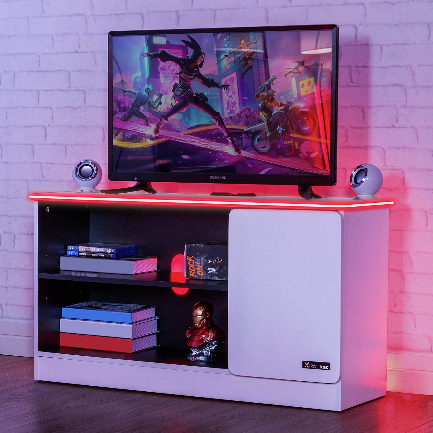 X Rocker Carbon Tek LED  Media Unit