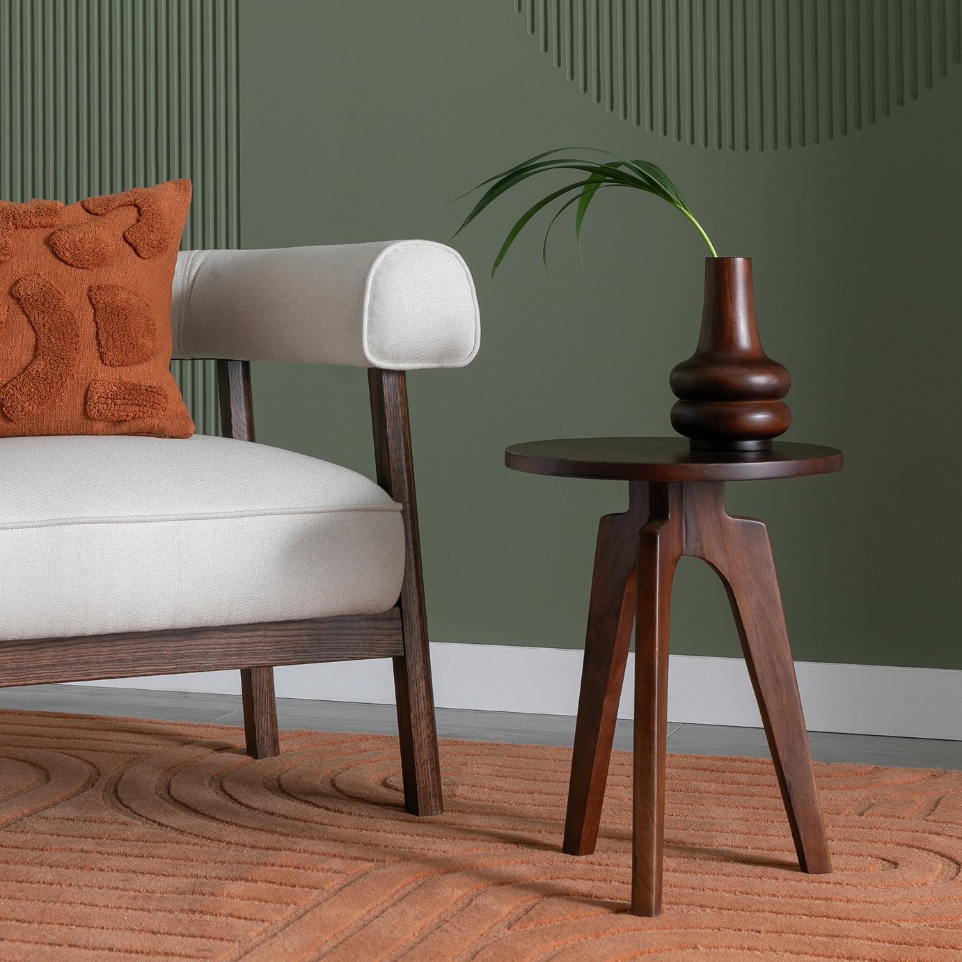 Habitat Bonnie Side Table - Walnut